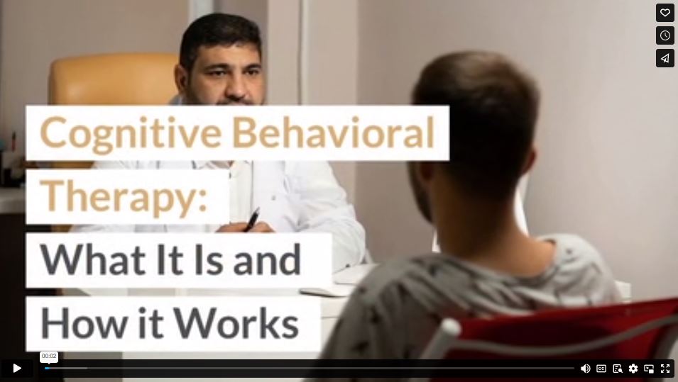 Cognitive Behavioral Therapy: What It Is and How it Works