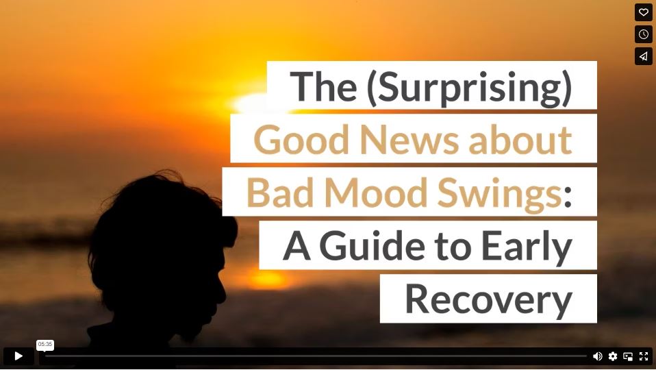 The (Surprising) Good News about Bad Mood Swings: A Guide to Early Recovery