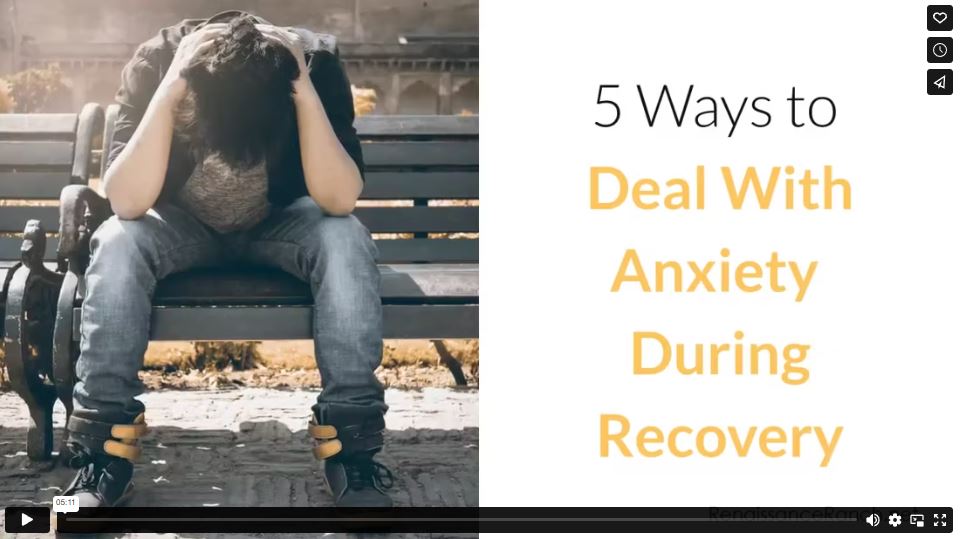 5 Ways to Deal With Anxiety During Recovery