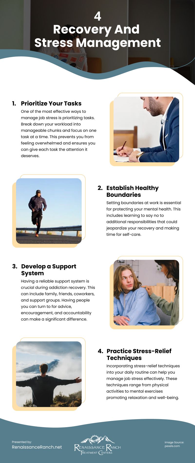 4 Recovery And Stress Management Infographic